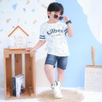 Kaos Anak Laki Laki Lilbee KL 001 Putih Full Print Motif Unik Keren - Image 2