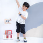 Celana Chino Pendek Anak Laki Laki Twill Stretch Hitam Lembut CT 008 - Image 7
