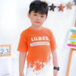 Atasan Anak Cowo Kaos Anak Laki Laki Semi Fullprint Motif Unik Orange KL 006 - Image 8