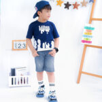 Kaos Anak Laki Laki Stylish Navy Motif Fullprint KL 009 - Image 8