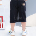 Celana Chino Pendek Anak Laki Laki Twill Stretch Hitam Lembut CT 008 - Image 3