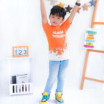 Atasan Anak Cowo Kaos Anak Laki Laki Semi Fullprint Motif Unik Orange KL 006 - Image 4