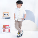 Celana Cargo Panjang Anak Laki Laki Katun Halus Stretch Khaky Kekinian CT 005 - Image 6