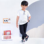 Celana Chino Panjang Anak Laki Laki Hitam Katun Soft Twill Stretch CT 007 - Image 2