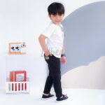 Celana Chino Panjang Anak Laki Laki Hitam Katun Soft Twill Stretch CT 007 - Image 6