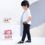 Celana Chino Panjang Anak Laki Laki Hitam Katun Soft Twill Stretch CT 007 - Image 7