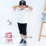 Celana Joger 3/4 Anak Laki Laki Hitam Katun Twill Stretch Lembut Stylish CT 010 - Image 8