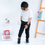 Celana Joger Panjang Anak Laki Laki Katun Soft Twill Stretch Hitam CT 009 - Image 9