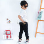 Celana Joger Panjang Anak Laki Laki Katun Soft Twill Stretch Hitam CT 009 - Image 11