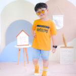 Kaos Anak Laki Laki Lilbee KL 003 Mustard Born to Be Handsome - Image 6