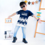 Kaos Anak Laki Laki Cowok Semi Fullprint Pixel Navy Keren KL 008 - Image 6