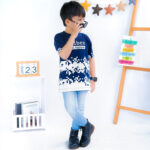 Kaos Anak Laki Laki Cowok Semi Fullprint Pixel Navy Keren KL 008 - Image 7