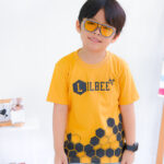 Kaos Anak Laki Laki Mustard Motif Sarang Lebah KL 011 - Image 5