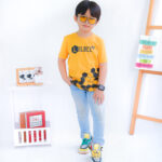 Kaos Anak Laki Laki Mustard Motif Sarang Lebah KL 011 - Image 8