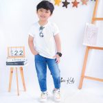 Celana Jeans Panjang Anak Laki Laki Soft Denim Biru Stretch Keren CD 001 - Image 8