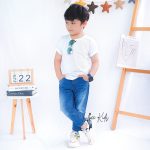 Celana Jeans Panjang Anak Laki Laki Soft Denim Biru Stretch Keren CD 001 - Image 7