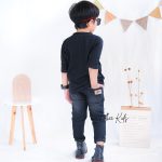 Celana Jeans Panjang Anak Laki Laki Soft Denim Hitam Stretch Keren CD 003 - Image 2